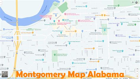 Montgomery Alabama Map