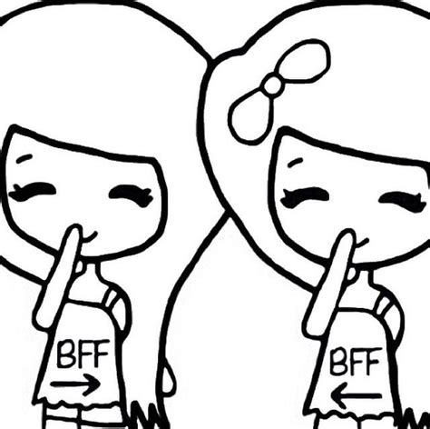 Dibujos Kawaii De Amigas Bff