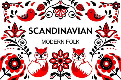 Scandinavian Modern Folk Modern Folk Art Folk Art Ornament