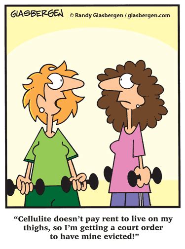 Womens Fitness Cartoons Glasbergen Cartoon Service