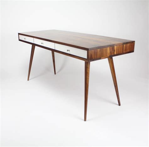 Mid Century Desk With Cord Management Jeremiahcollection