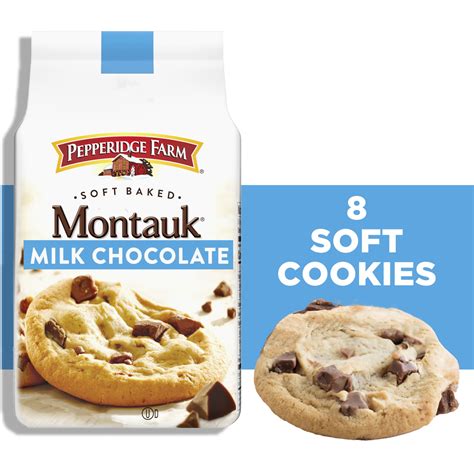Pepperidge Farm Montauk Soft Baked Milk Chocolate Chunk Cookies 86 Oz