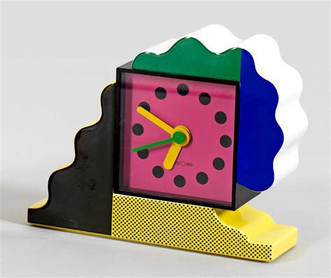 Auction Memphis Table Clock By Natalie Du Pasquier And George Sowden