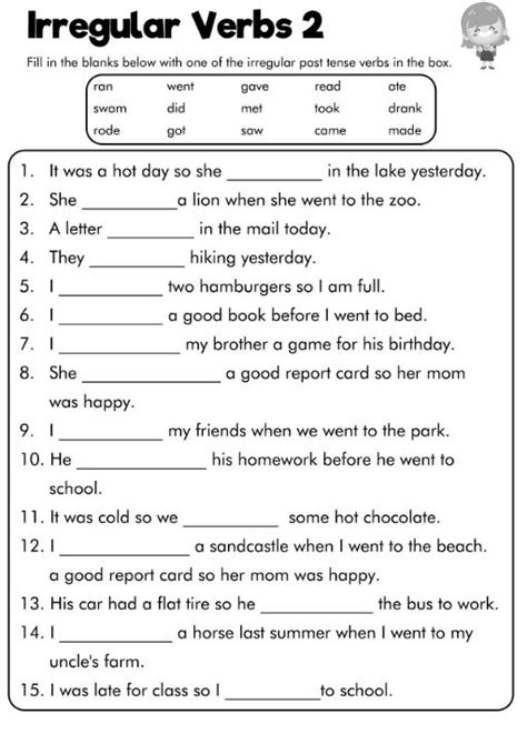 13 Practical Past Tense Worksheets Teaching Expertise