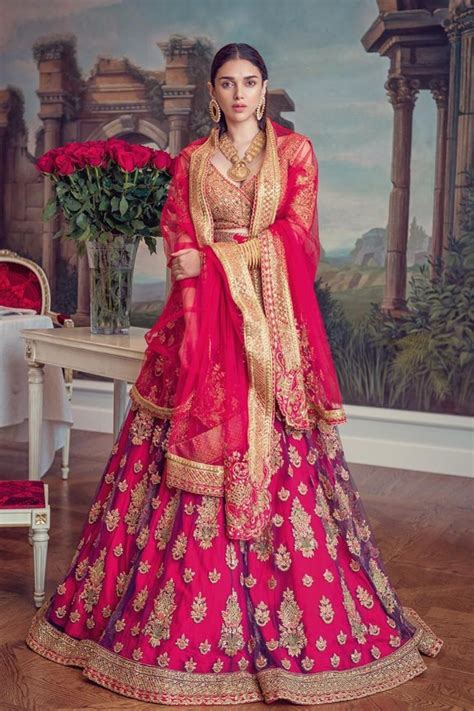 Bridaltrunk Online Indian Multi Designer Fashion Shopping Aditi Rao Hydari Pink Embellished