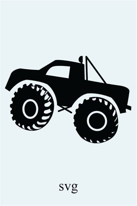 Monster truck vector cartoon vehicle or car and extreme transport illustration set of heavy monstertruck with large wheels isolated on white background. Pin on Etsy Christmas Makes