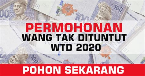 Cara Membuat Permohonan Wang Tak Dituntut  WTD  Khabar Kinabalu