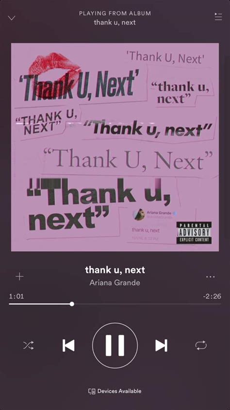 The song is released as the lead single from her fifth studio album. thank you, next | Ariana Grande Amino