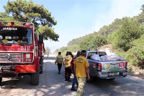 Manisa Da Orman Yang N Havadan Ve Karadan M Dahale Devam Ediyor