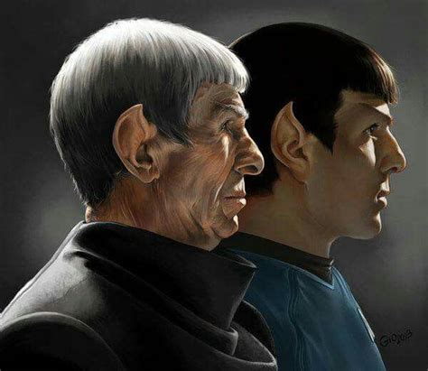 Original And New Spock Star Trek 50th Anniversary Star Trek Trek