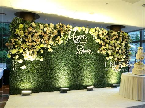 婚禮佈置 花園backdrop舞台設計 Photo Backdrop Wedding Flower