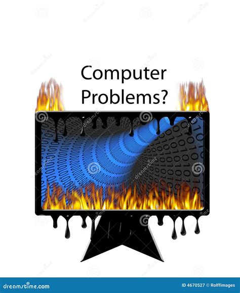 Computer Problems Stock Illustration Illustration Of Business 4670527