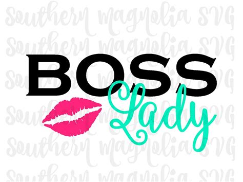 Silhouette Boss Lady Svg Svg Design File