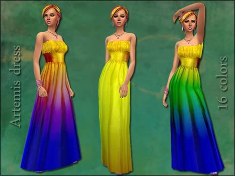 Artemis Dress By Simalicious At Mod The Sims Sims 4 Updates