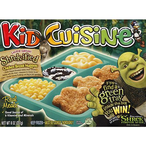 Kid Cuisine Shrek Ified Chicken Breast Nuggets 8 Oz Kids Market Basket