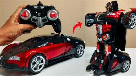 2 In 1 Deformation Convertible Rc Robot Car Unboxing And Testing