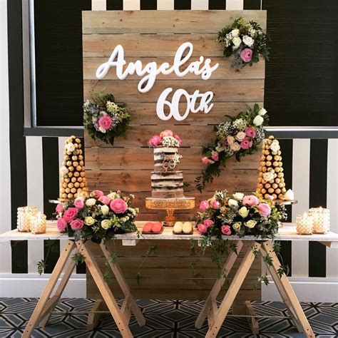 Easy Birthday Desserts, Rustic Birthday Parties, Dessert Table Birthday