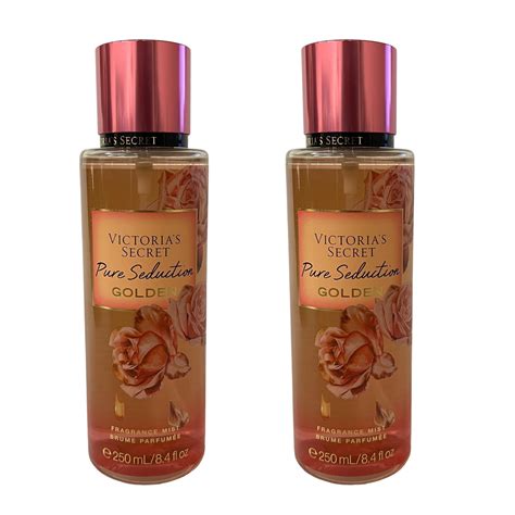 Victoria’s Secret Pure Seduction Golden Fragrance Mist Set 2 Pack 8 4 Fl Oz