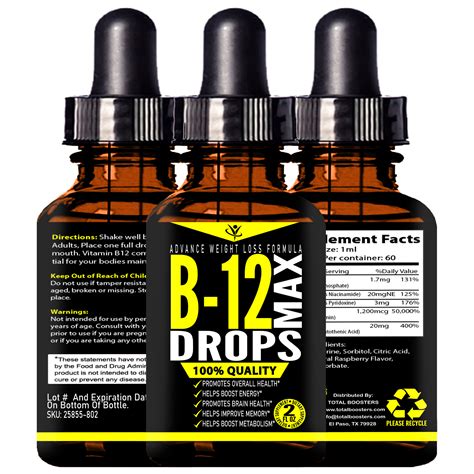 B12 Drops B12 Liquid Drops B12 Sublingual Drops B Complex Drops Best B12 Drops Vitamin B12