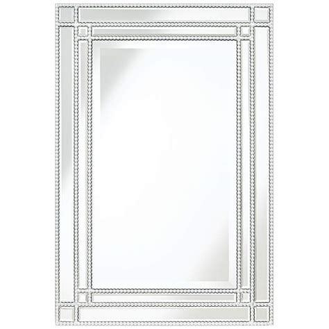 54 years of excellence · up to 50% off retail · finest quality glass Ravalli Silver Beaded 23" x 34 1/4" Wall Mirror - #8J254 ...