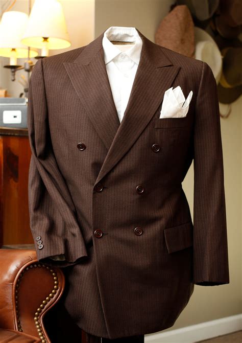 Sale activewear blazers casual shirts coats denim formal shirts jackets jeans knitwear loungewear pants polo shirts shorts ski clothing suits. 1950's Men's Brown Double Breasted Suit 40R SALE