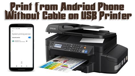 How To Print From Any Printer In Android Phone On Usb Printer Youtube