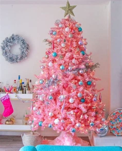 Pink Christmas Trees Color Trends In Decorating Holiday Trees