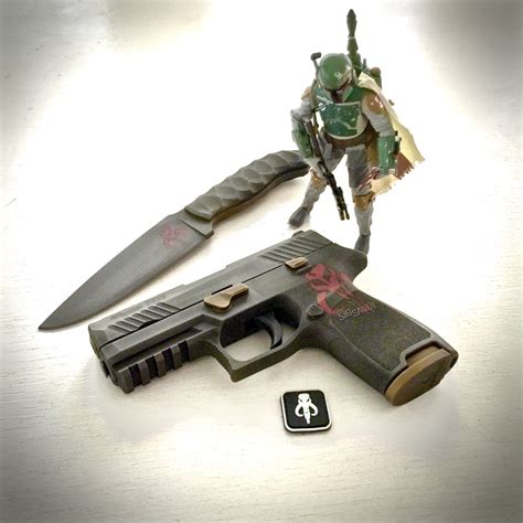 My New Custom Sig P320 In Mandalorianboba Fett Videos And Reviews