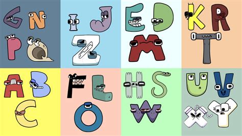 Alphabet Lore All Characters Youtube Riset