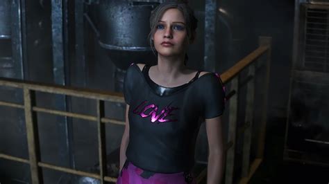 Resident Evil 2 Remake Claire 90s Rave Girl Sherry Birkin Summertime