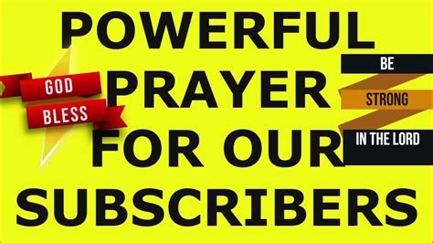 Powerful Prayer For Our Subscribers Brother Carlos Oliveira Intensive