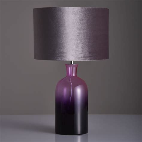 Wilko Purple Ombre Table Lamp Wilko