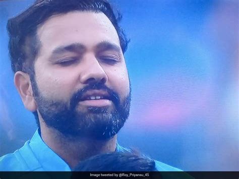 India Vs Pakistan Icc Posts Video Of Rohit Sharmas Emotional
