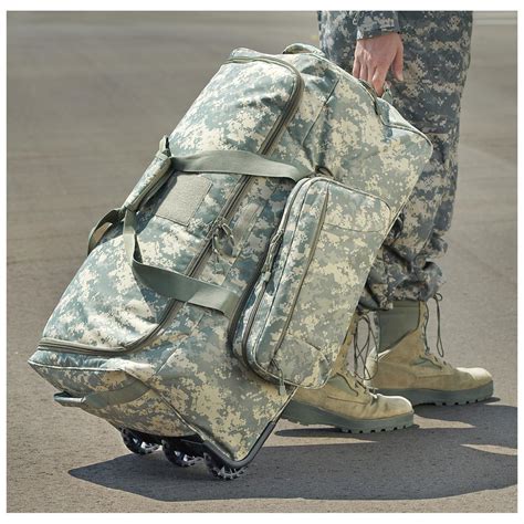Military Surplus Style Tactical Trolley Bag Army Digital 228485