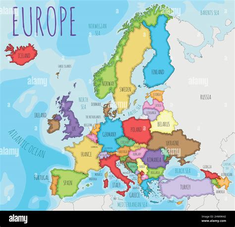 Map Of Europe Labeled Countries Map Sexiz Pix