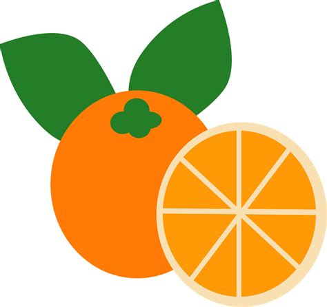 Download Orange Fruit Design Elements Web Icon Royalty Free Vector