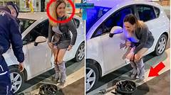 Unbelievable Sight Son Caught On Twitter Holding Mothers Head In Disturbing Display