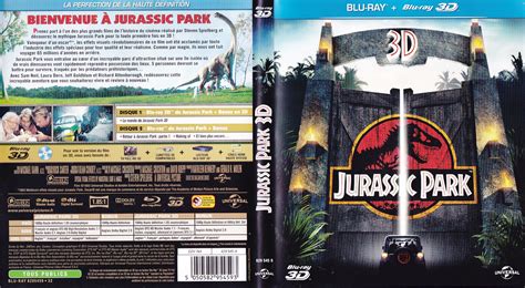 Jaquette Dvd De Jurassic Park 3d Blu Ray Cinéma Passion