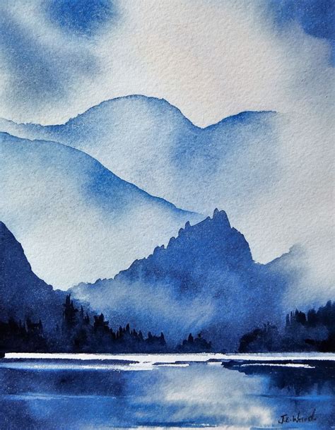 Dsc06844 Monochromatic Art Monochrome Painting Watercolor Landscape