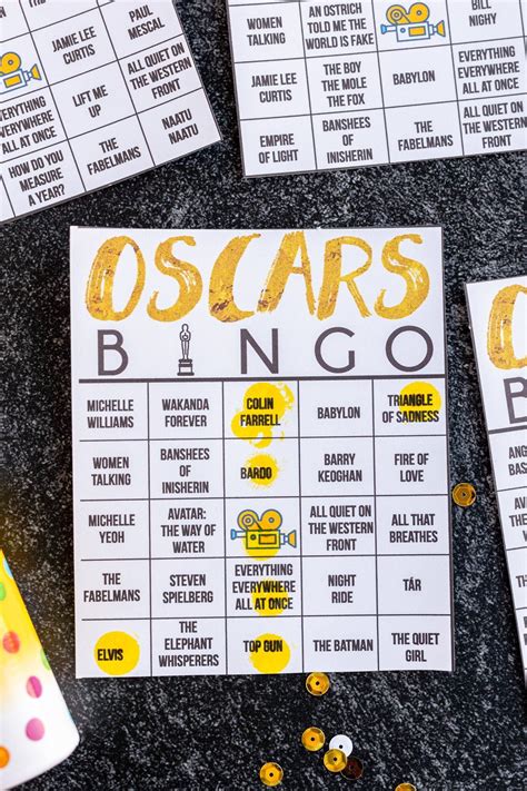 Free Printable Oscars Bingo Game Artofit