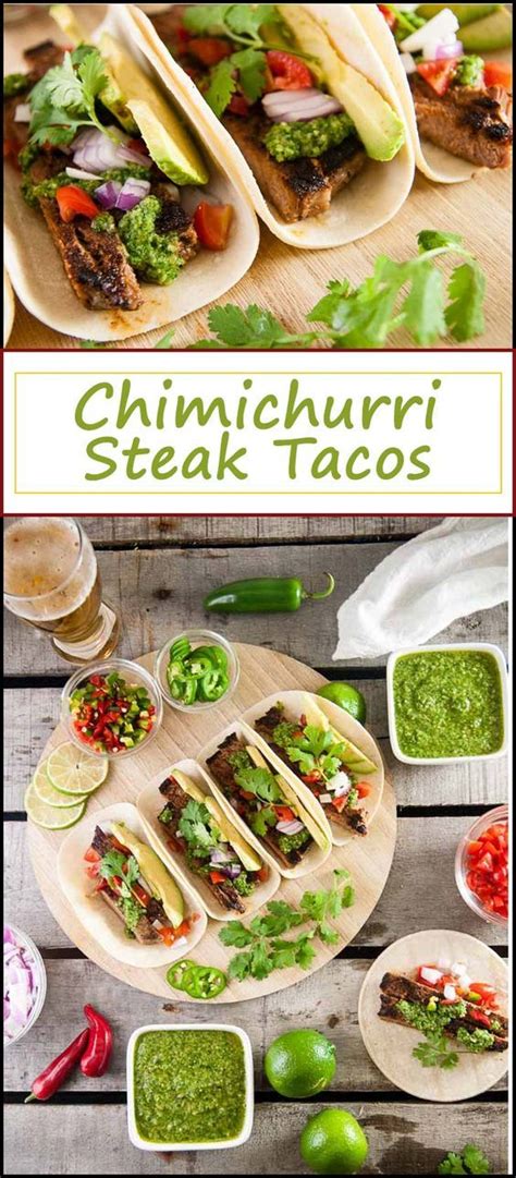 Chimichurri Steak Tacos Recipe Chimichurri Steak Beef