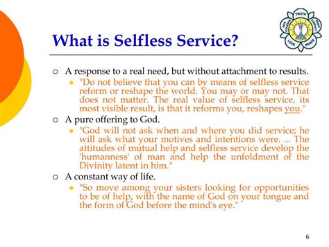 Ppt Selfless Service Non Violence In Action Powerpoint Presentation