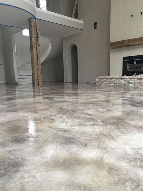 Acid Stained Concrete Basement Floor Abiewne