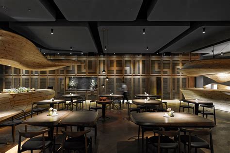 Here, the three chefs kai ward, richie lin and long xiong combine their diverse cultural background and. weijenberg weaves sculpted timber element around RAW ...