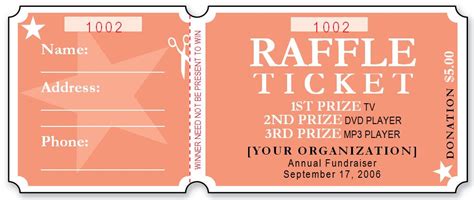 Generating numbered tickets in microsoft word document might seem quite challenging and a taxing task if you are a novel user who is not adept in handling word documents. Raffle Ticket Sample | brittney taylor