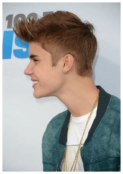 Singer Justin Bieber Haircut Hairstyle For Babe Babes