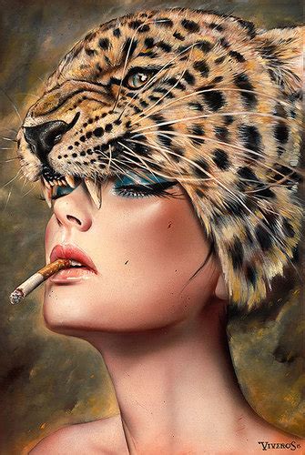 Beast Master Oil By Brian Viveros Trampt Library