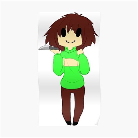 Undertale Chara Poster For Sale By Kieyrevange Redbubble