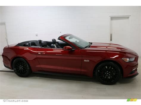 2017 Ruby Red Ford Mustang Gt Premium Convertible 115923811 Gtcarlot