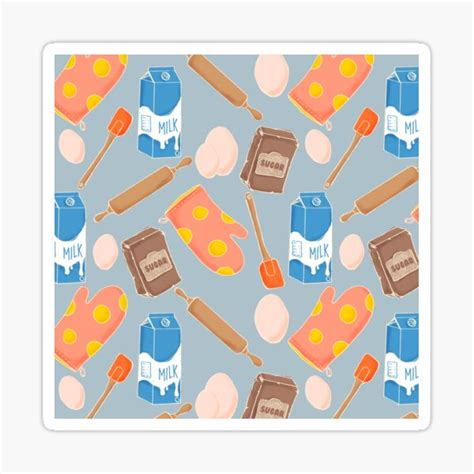 Cake Shop Sticker For Sale By Patternsbypam Redbubble